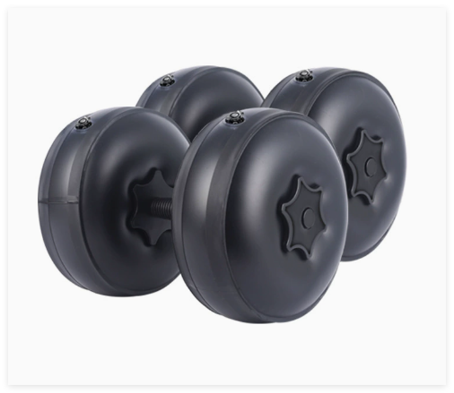 AquaFlex Water-Filled Dumbbells — Adjustable Home Gym Weights
