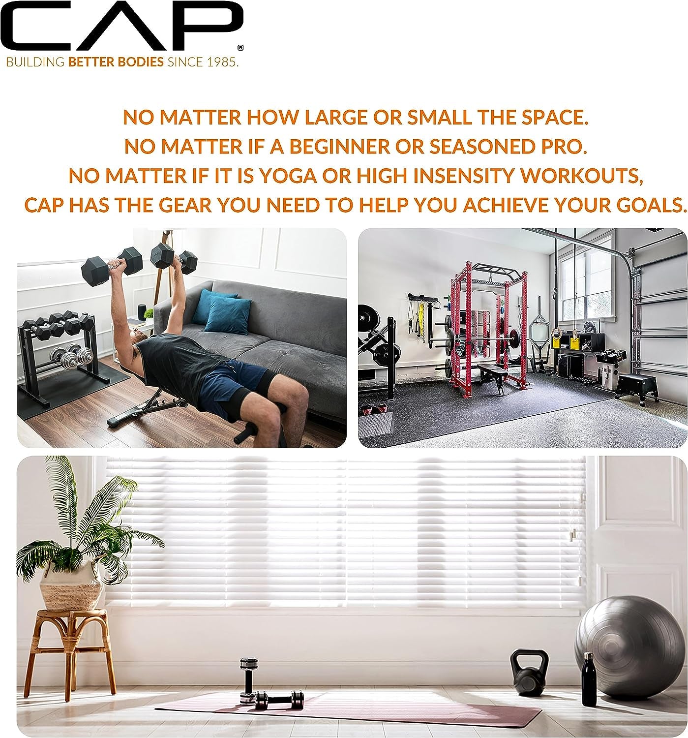 Rubber Coated Dumbbell Weights, Free Weights for Home Gym Strength Training, Anti-Roll Hex Dumbbells with Black, Chrome & Comfort Grip Handles, Pairs & Sets