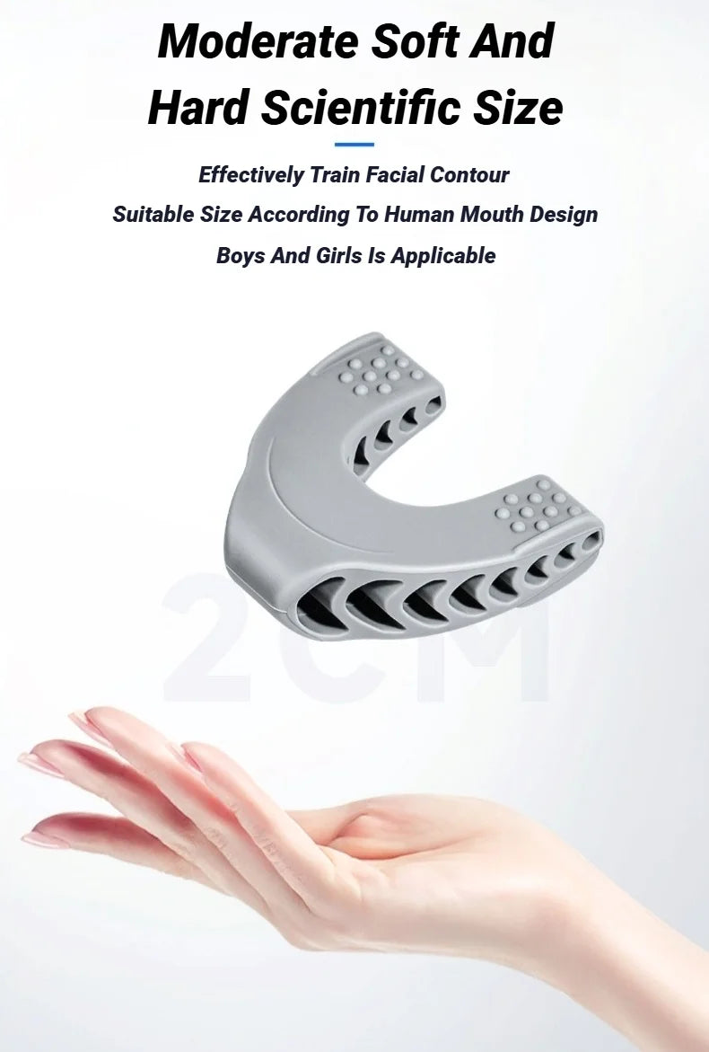 U Shape Facial Jaw Exerciser And Neck Toning Jawline For Men Women Face Muscle Trainin Resistance Double Chin Silicone Exercise