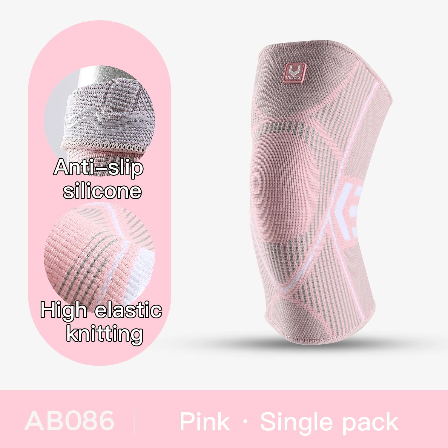 1 PCS Kyncilor Knee Brace Elastic Fitness Basketball Volleyball Running Cycling Daily Sports Nylon Sports Compression Knee Brace