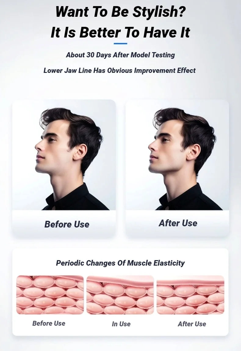 U Shape Facial Jaw Exerciser And Neck Toning Jawline For Men Women Face Muscle Trainin Resistance Double Chin Silicone Exercise