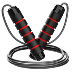 Rapid Speed Jump Rope Steel Wire Skipping Rope Exercise Adjustable Jumping Rope Fitness Workout Training Home Sport Equipment