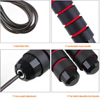 Rapid Speed Jump Rope Steel Wire Skipping Rope Exercise Adjustable Jumping Rope Fitness Workout Training Home Sport Equipment