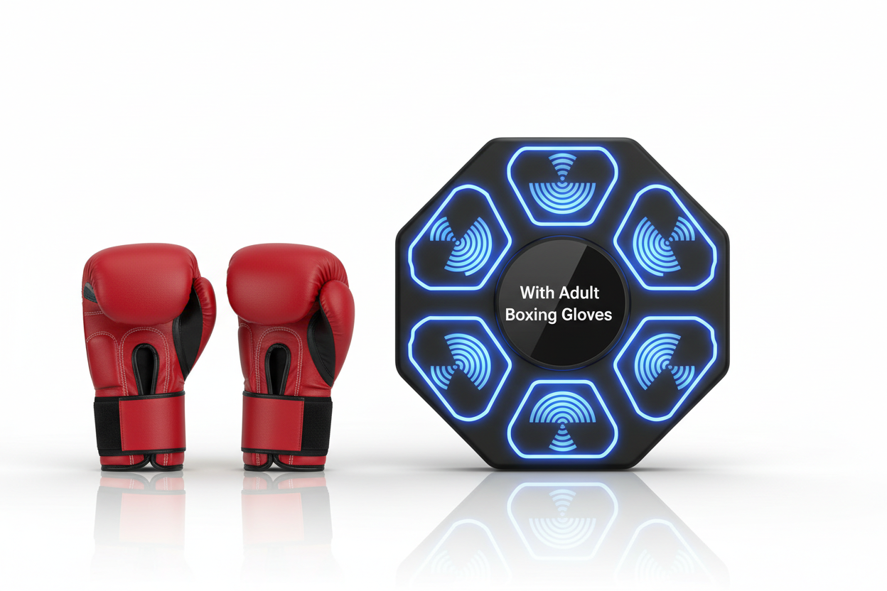 Music Boxing Machine - With Adult Boxing Gloves