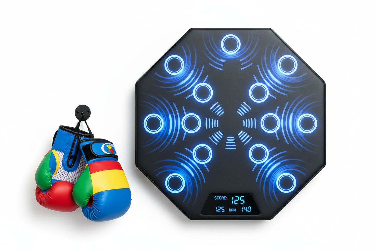 Music Boxing Machine - With Children Boxing Gloves